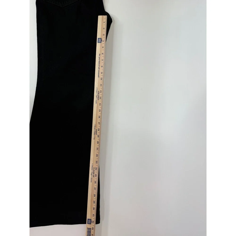 NEW RE/DONE Flare Jeans Women's 28 High Rise Black Denim Stretch Y2K‎ Retro - Picture 6 of 11